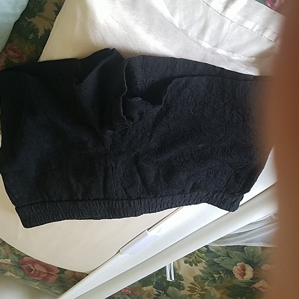 J crew black damask  shorts